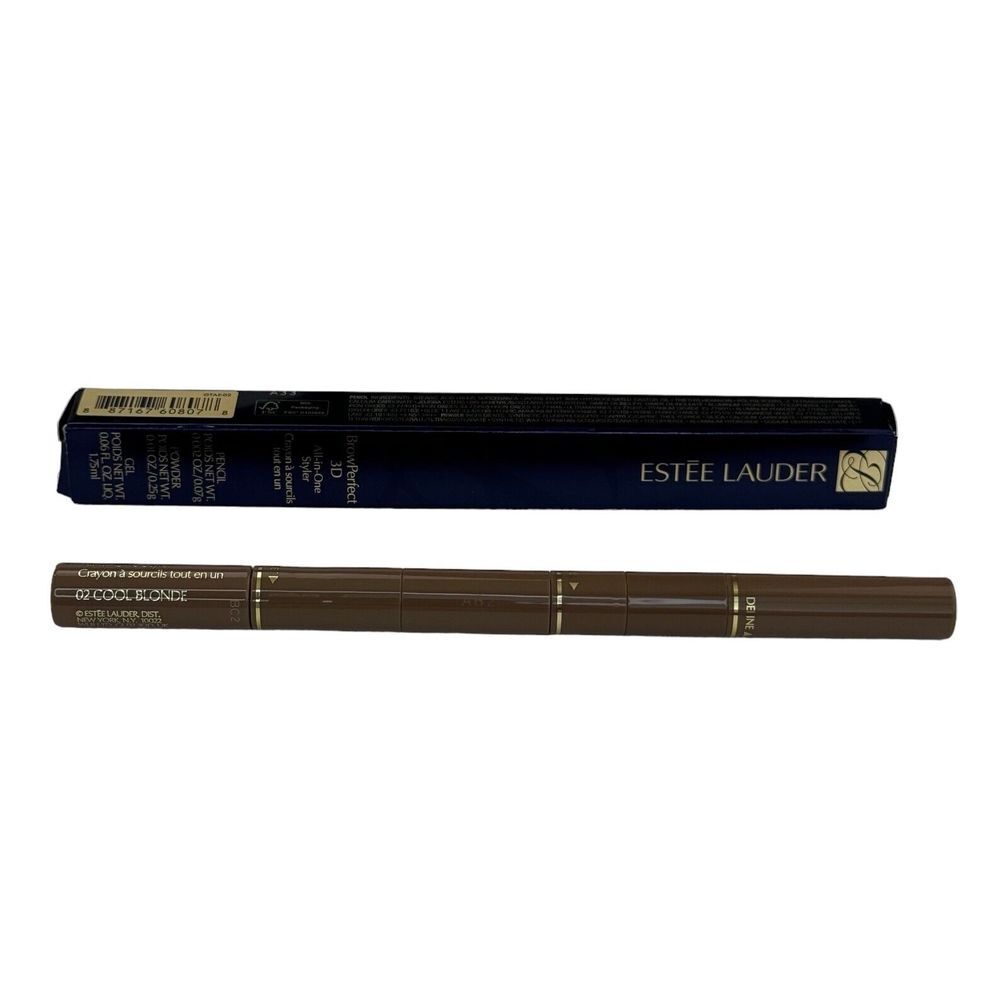 Estee Lauder BrowPerfect Cool Blonde 02 3D All-In-One Styler Waterproof NIB